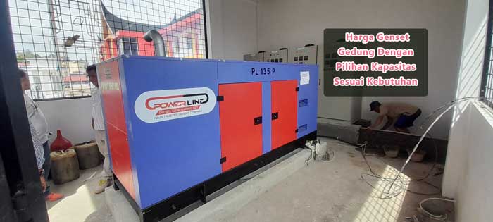 harga genset gedung