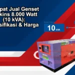 genset perkins 8000 watt powerline