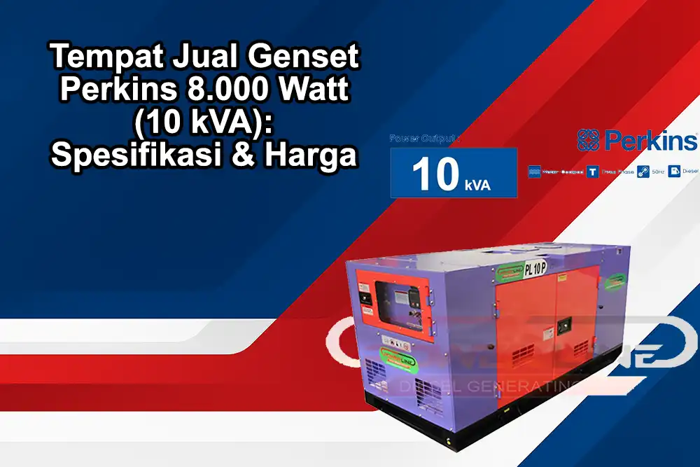 genset perkins 8000 watt powerline