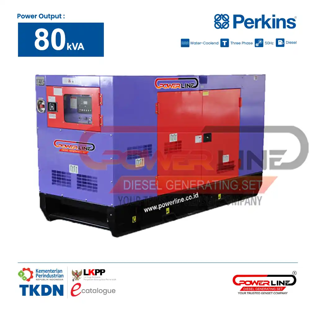 harga genset perkins 80 kva