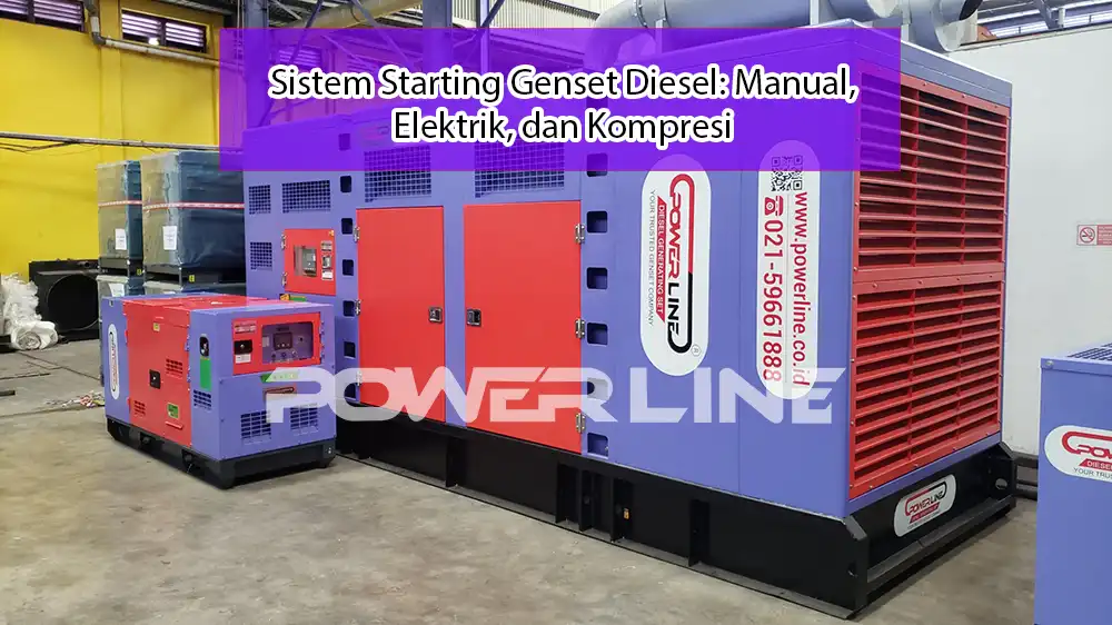 sistem starting genset
