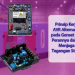 prinsip kerja avr alternator genset