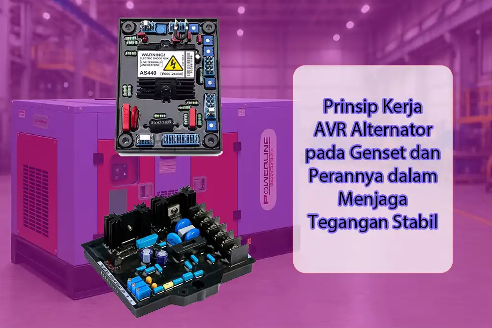 prinsip kerja avr alternator genset