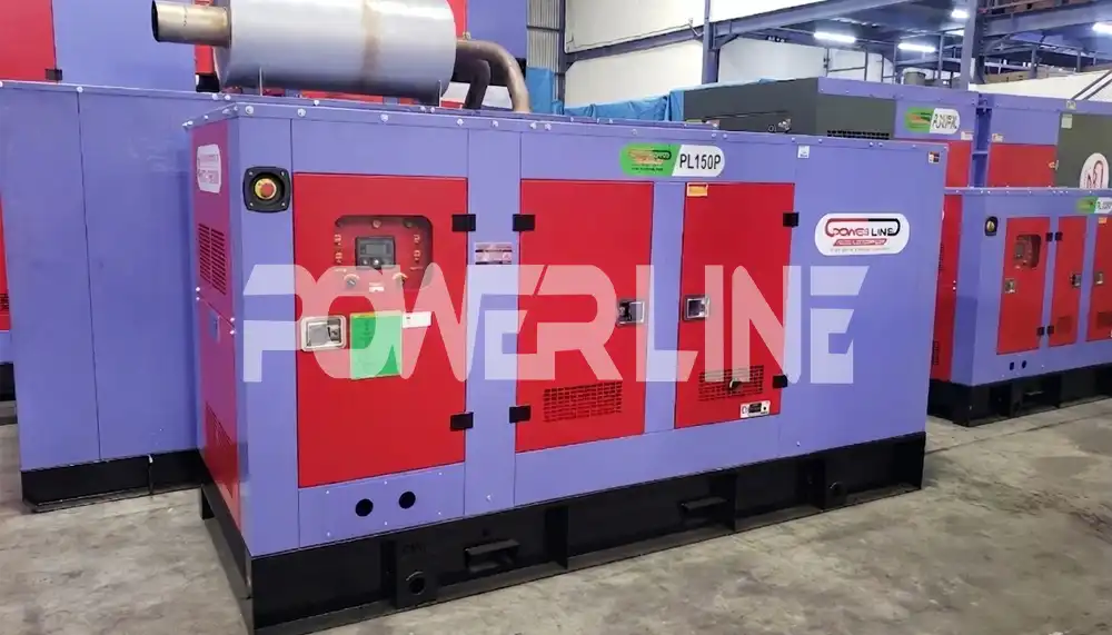 varian genset perkins powerline