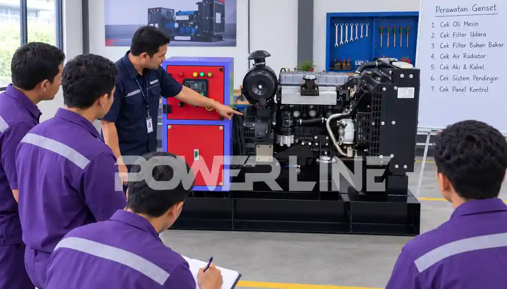perawatan genset yang benar