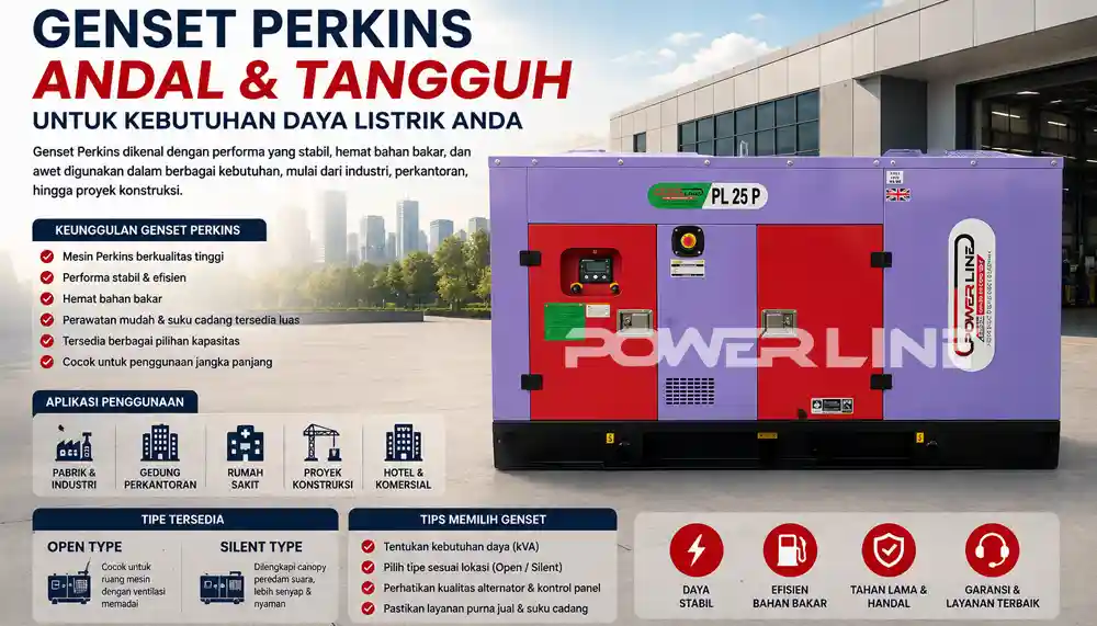 tips memilih genset perkins powerline